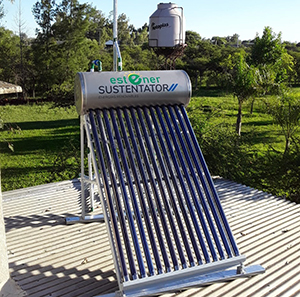 TERMOTANQUE SOLAR NO PRESURIZADO 150 LITROS MARCA SUSTENTATOR – Resistencia incluida