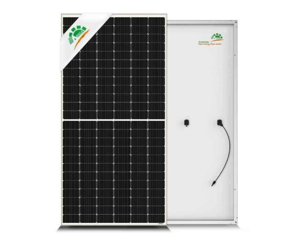 Panel Solar Monocristalino 400W 24V Half Cell 144 Celdas Amerisolar AS-6M-HC 