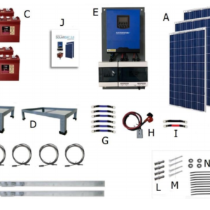 KIT GENERADOR SOLARBAT 3.0-2X (Trojan)