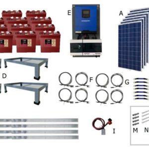 KIT GENERADOR SOLARBAT 6.0-2X (Trojan)