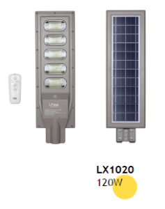 Luminaria Led Solar con sensor de movimiento 120 watts