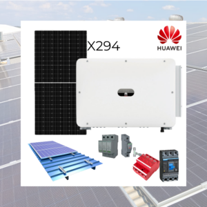 KIT SOLAR ON-GRID HUAWEI 150kW TRIFÁSICO + 294 PANELES AMERISOLAR 580W + SMART METER